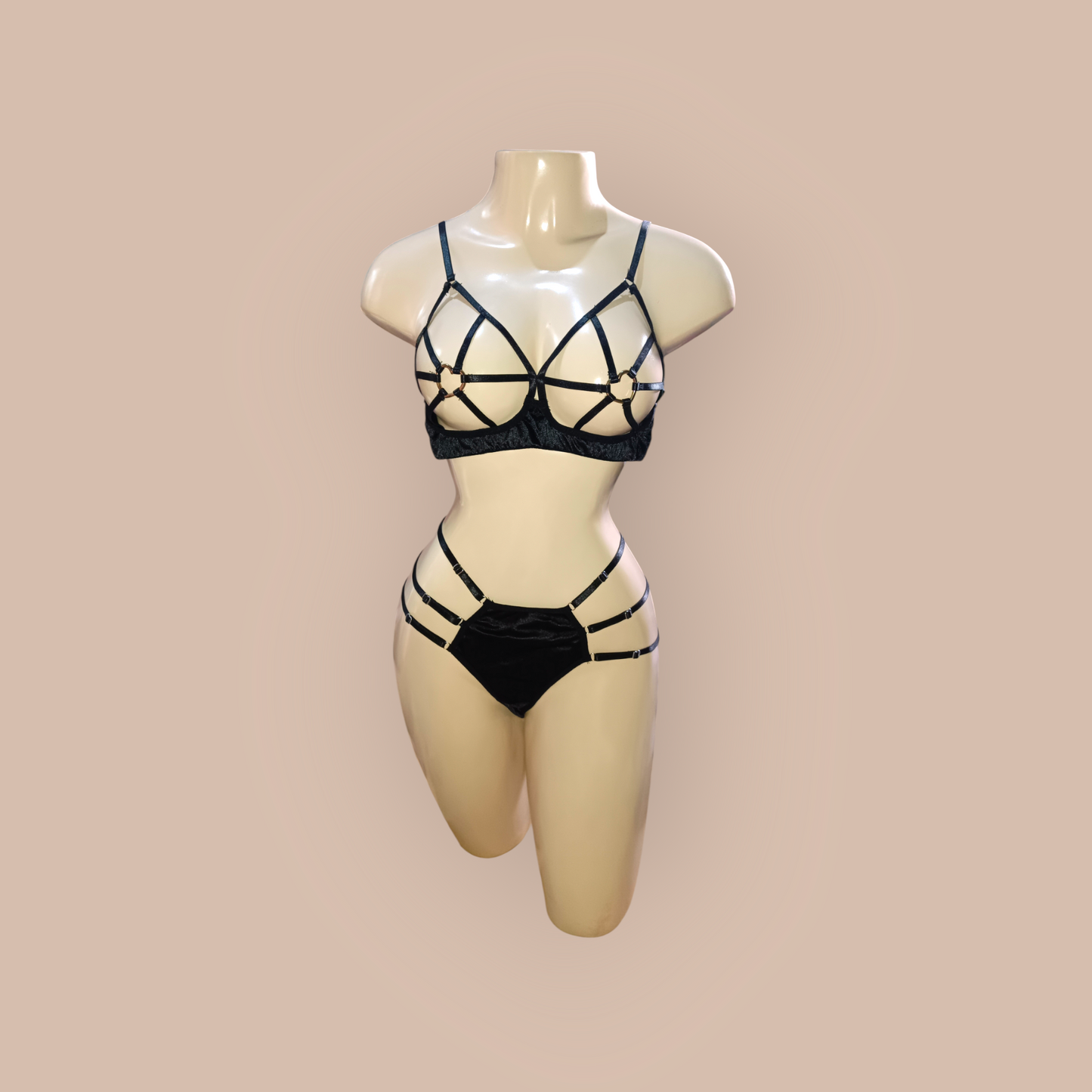 2 Piece black set