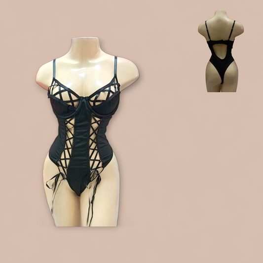 1 Piece black Crisscross